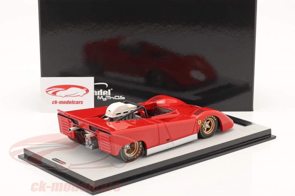 Ferrari 712 Can-Am Trykke version 1971 Rød 1:18 Tecnomodel