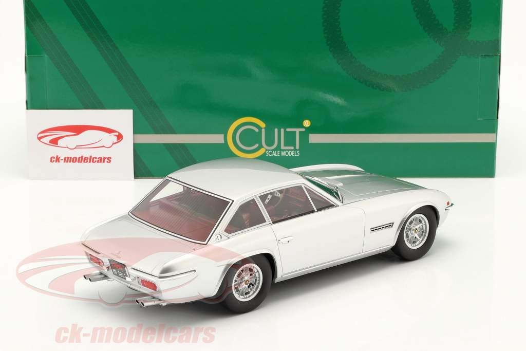 Lamborghini Islero Год постройки 1968 Серебряный металлический 1:18 Cult Scale