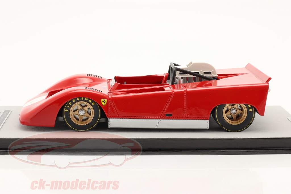 Ferrari 712 Can-Am Trykke version 1971 Rød 1:18 Tecnomodel