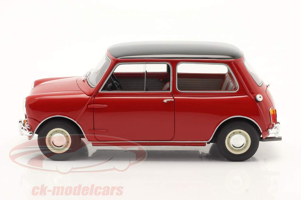 Austin Mini Cooper MKI Byggeår 1961-1963 Rød / sort 1:18 Cult Scale