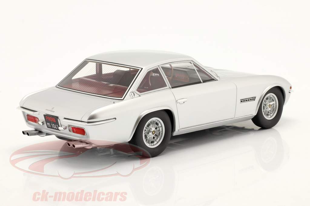 Lamborghini Islero Год постройки 1968 Серебряный металлический 1:18 Cult Scale