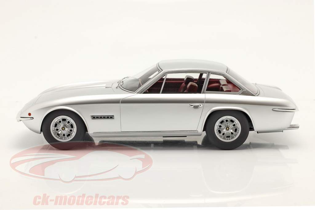 Lamborghini Islero Год постройки 1968 Серебряный металлический 1:18 Cult Scale
