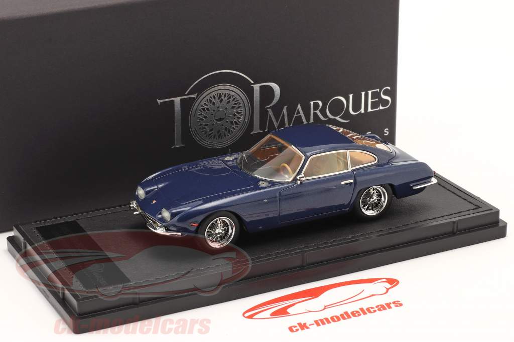 Lamborghini 350 GT Coupe Byggeår 1964 blå 1:43 TopMarques
