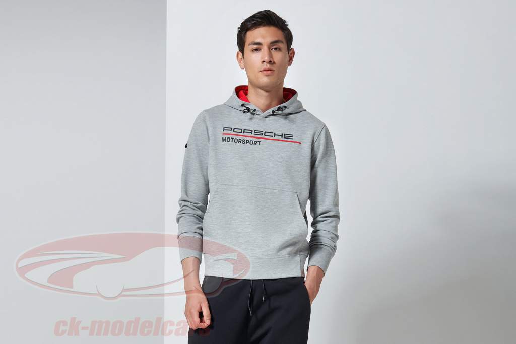 Porsche Motorsport Pull à capuche gris