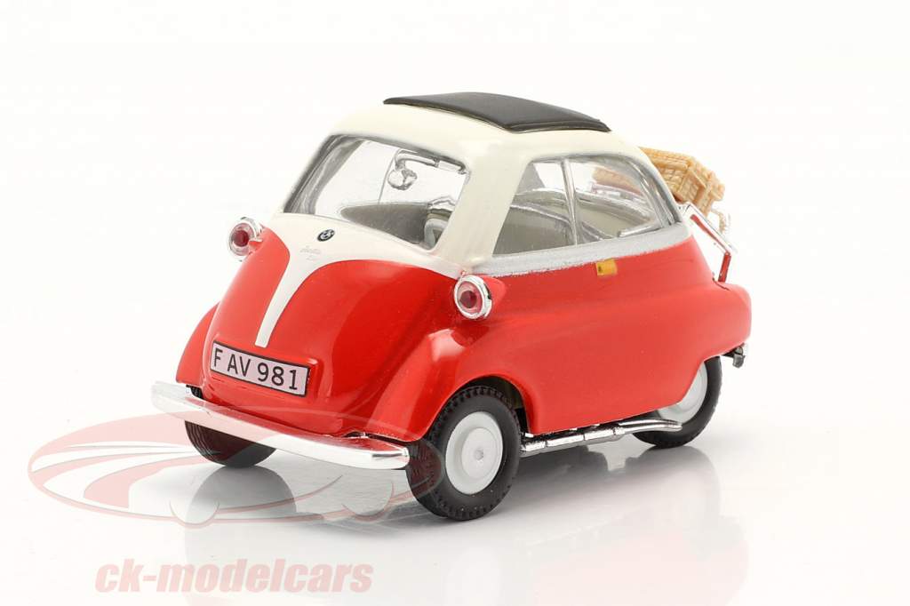 BMW Isetta 250 rød 1:43 Cararama