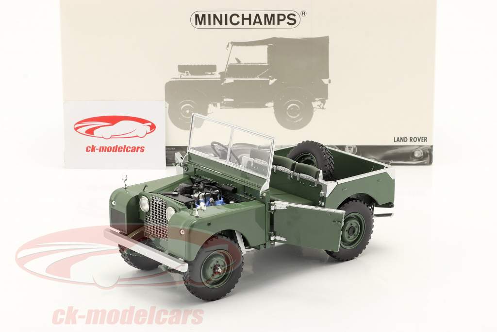 Land Rover Series I Baujahr 1948 grün 1:18 Minichamps