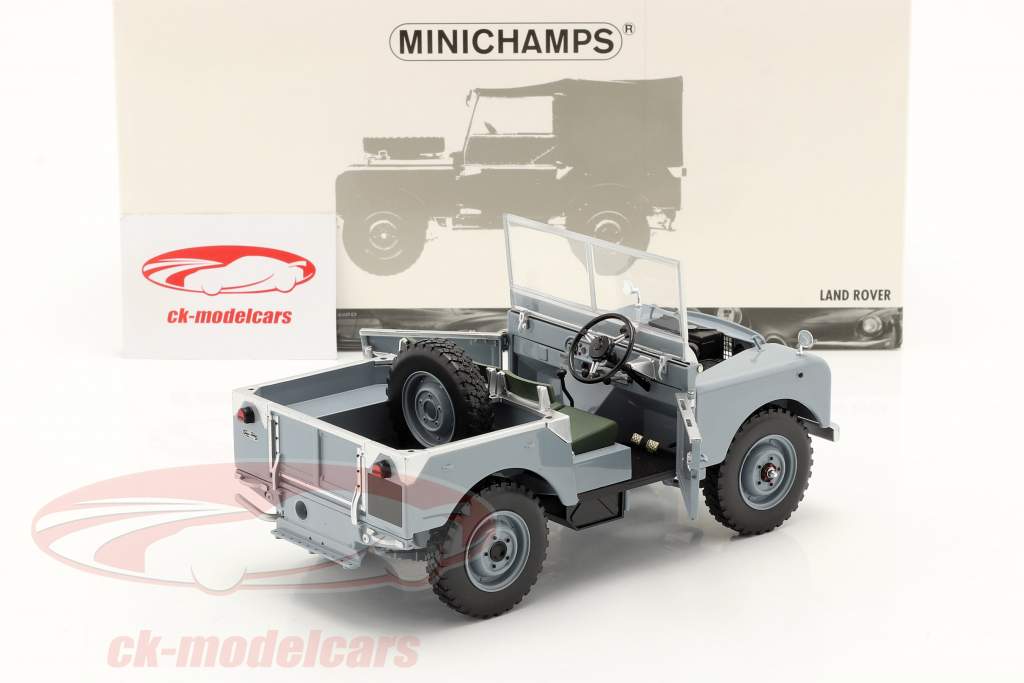 Land Rover Series I Baujahr 1948 blaugrau 1:18 Minichamps