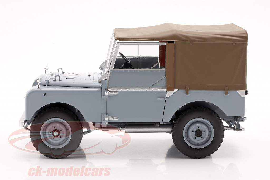 Land Rover Series I Baujahr 1948 blaugrau 1:18 Minichamps