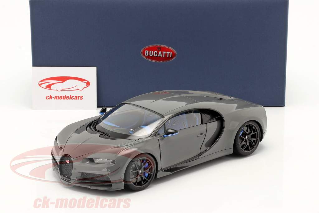 Bugatti Chiron Sport Ano de construção 2019 jet cinza 1:18 AUTOart