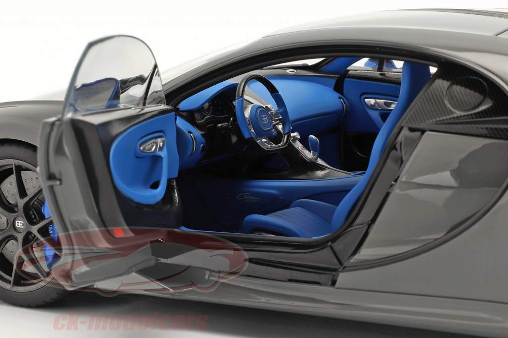 Bugatti Chiron Sport Ano de construção 2019 jet cinza 1:18 AUTOart