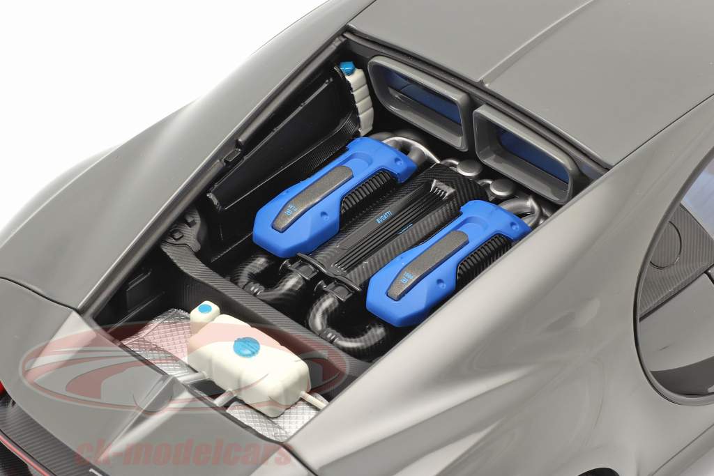 Bugatti Chiron Sport Ano de construção 2019 jet cinza 1:18 AUTOart
