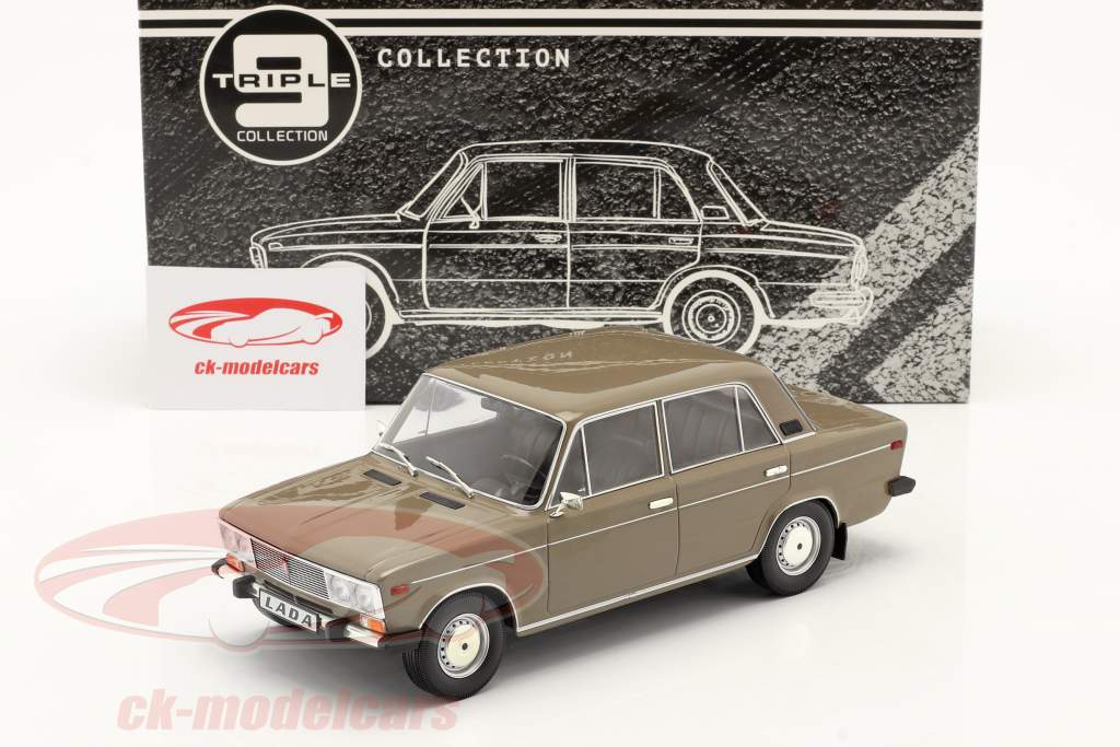 Lada 2106 Año de construcción 1980 oscuro beige 1:18 Triple9