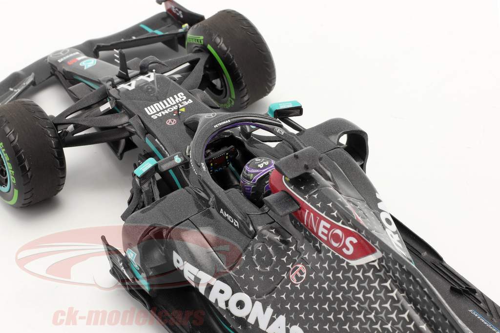 L. Hamilton Mercedes-AMG F1 W11 #44 vinder tyrkisk GP formel 1 Verdensmester 2020 1:18 Minichamps
