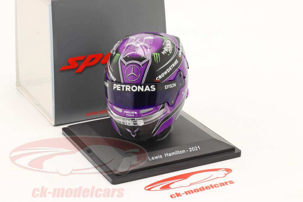 Lewis Hamilton #44 Mercedes-AMG Petronas formula 1 2021 helmet 1:5 Spark