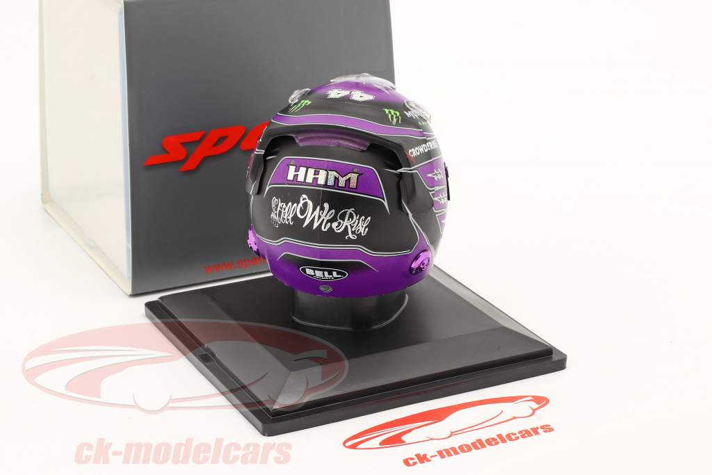Lewis Hamilton #44 Mercedes-AMG Petronas formula 1 2021 helmet 1:5 Spark