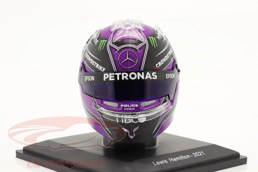 Lewis Hamilton #44 Mercedes-AMG Petronas formula 1 2021 helmet 1:5 Spark