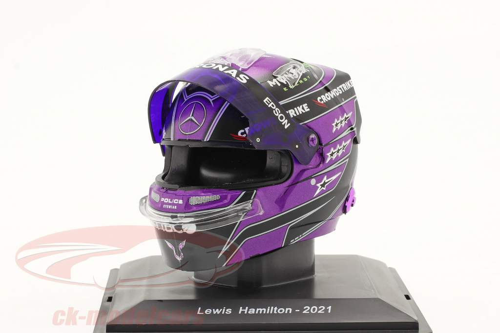 Lewis Hamilton #44 Mercedes-AMG Petronas formula 1 2021 helmet 1:5 Spark