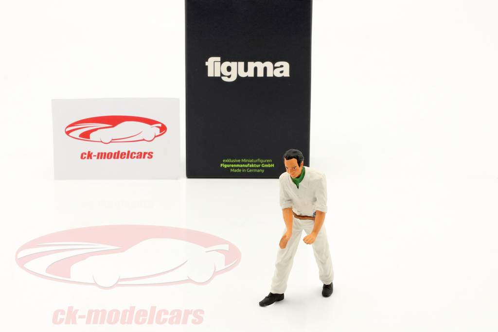 figura mecânico com Branco Macacão empurra 1:18 Figurenmanufaktur