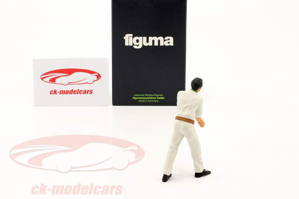 figura mecánico con blanco Mono empuja 1:18 Figurenmanufaktur
