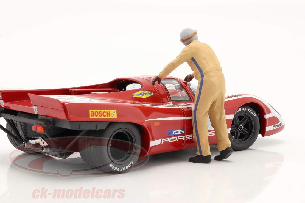 数字 Race Driver Hans Herrmann 倾斜 在 1:18 Figurenmanufaktur