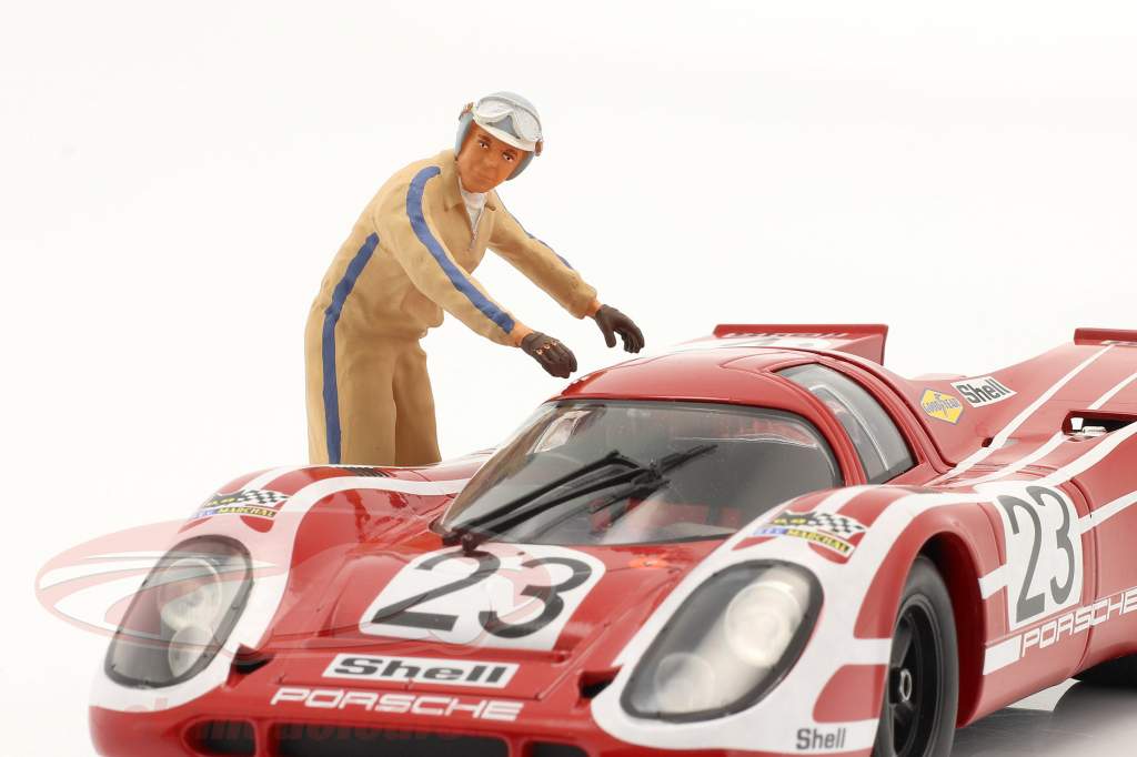 数字 Race Driver Hans Herrmann 倾斜 在 1:18 Figurenmanufaktur