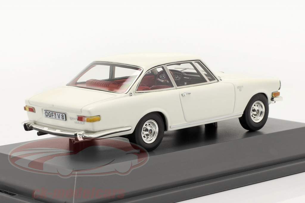 Glas 2600 V8 Année de construction 1966 blanche 1:43 Schuco