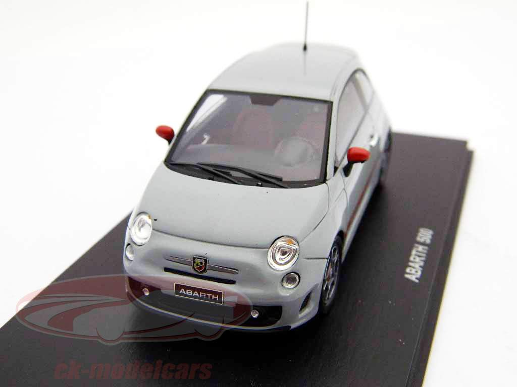 フィアット　アバルト500 Fiat 500 Abarth スパーク　1/43 スパーク☆1/43 Fiat 500 Abarth 2008☆ホワイト 白 フィアット