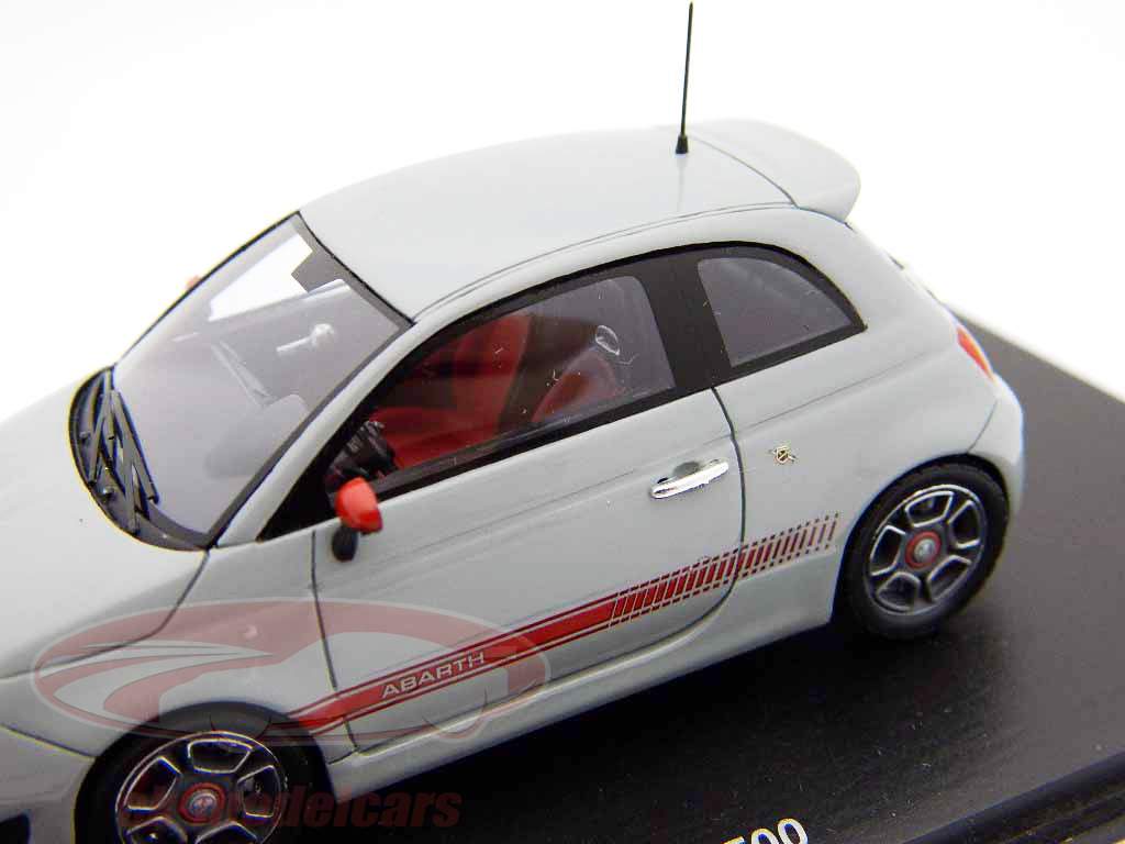 Abarth 500 2008 grey 1:43 Spark 