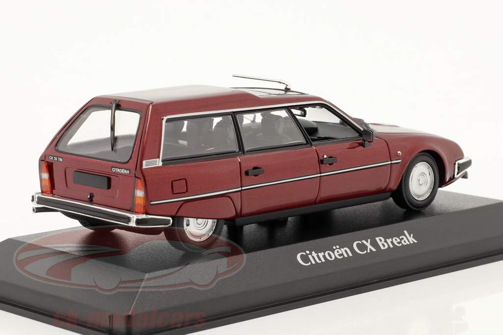 Citroen CX Break Año de construcción 1980 rojo oscuro metálico 1:43 Minichamps