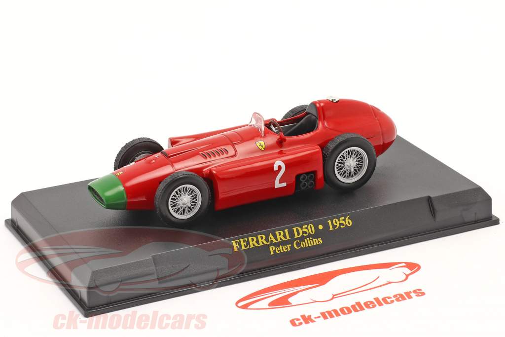 Peter Collins Ferrari D50 #2 alemán GP fórmula 1 1956 1:43 Altaya