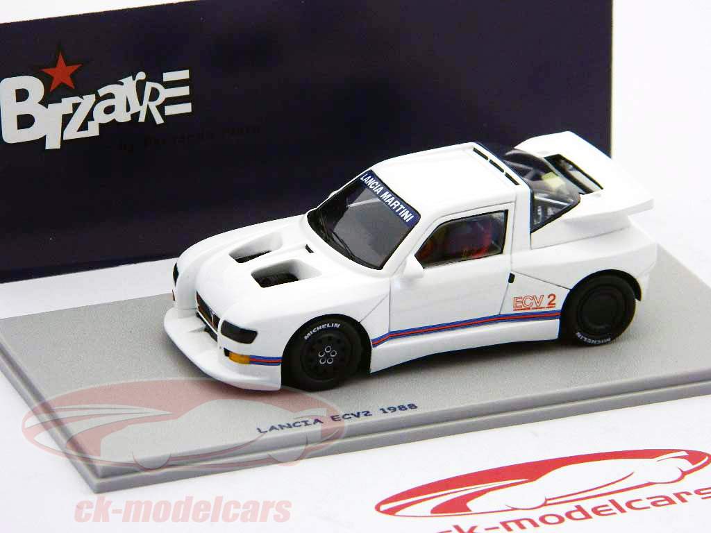 Lancia ECV2 année 1988 blanc / blanc Spark 1:43 Bizarre