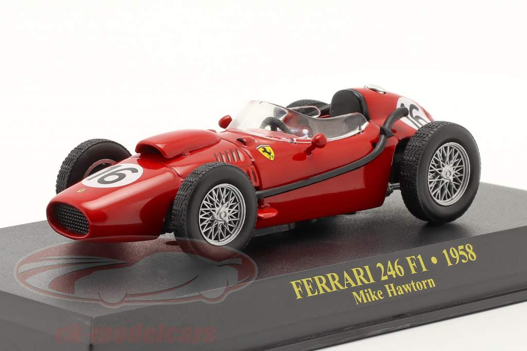 Mike Hawthorn Ferrari 246 #16 Champion du monde formule 1 1958 1:43 Altaya