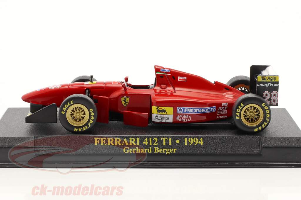 Gerhard Berger Ferrari 412T1 #28 formula 1 1994 1:43 Altaya