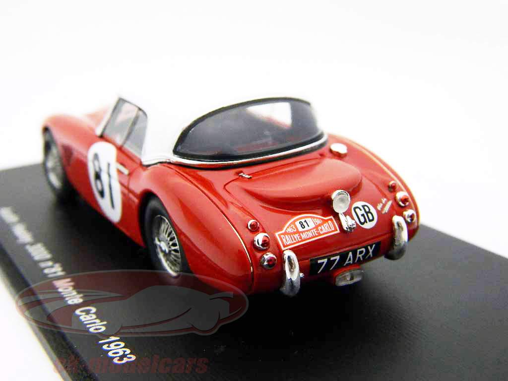 Austin Healey 3000 #81 Monte Carlo 1963 T. Makinen / C. Carlisle 1:43 Spark