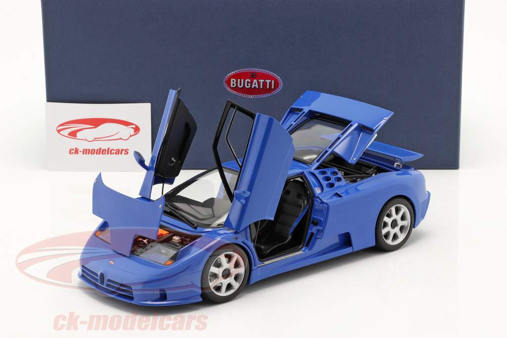 Bugatti EB 110 SS Année de construction 1992 french racing bleu 1:18 AUTOart