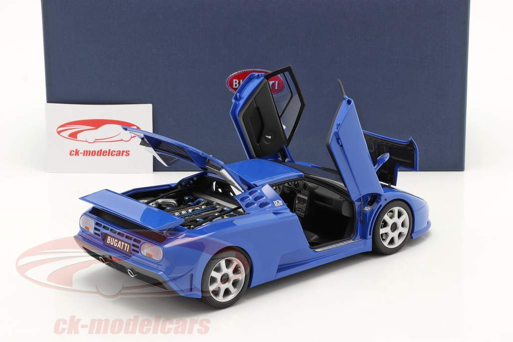 Bugatti EB 110 SS Année de construction 1992 french racing bleu 1:18 AUTOart