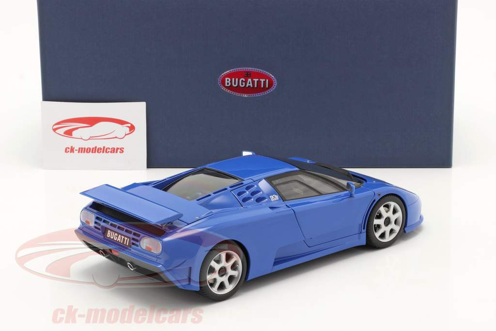 Bugatti EB 110 SS Baujahr 1992 french racing blau 1:18 AUTOart