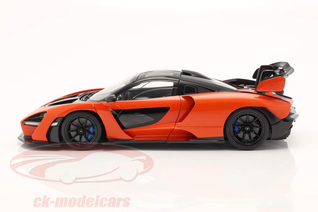 McLaren Senna Año de construcción 2018 naranja 1:18 AUTOart