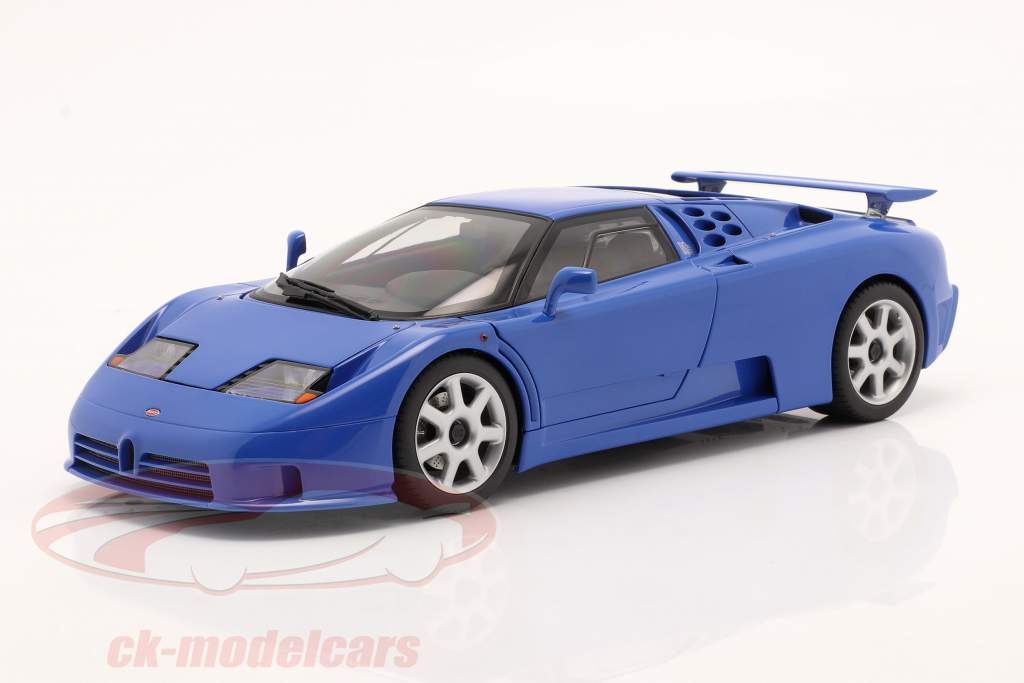 Bugatti EB 110 SS Baujahr 1992 french racing blau 1:18 AUTOart