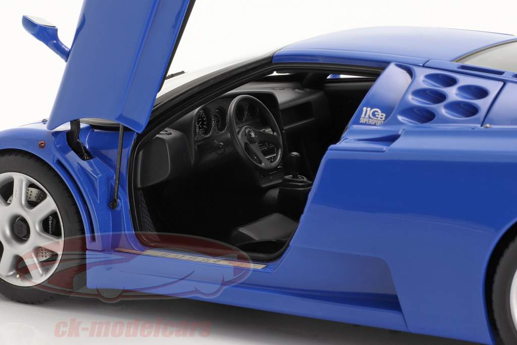 Bugatti EB 110 SS Année de construction 1992 french racing bleu 1:18 AUTOart