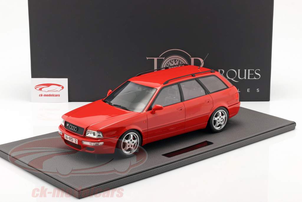 Audi A4 RS2 Avant Byggeår 1994 Rød 1:12 TopMarques