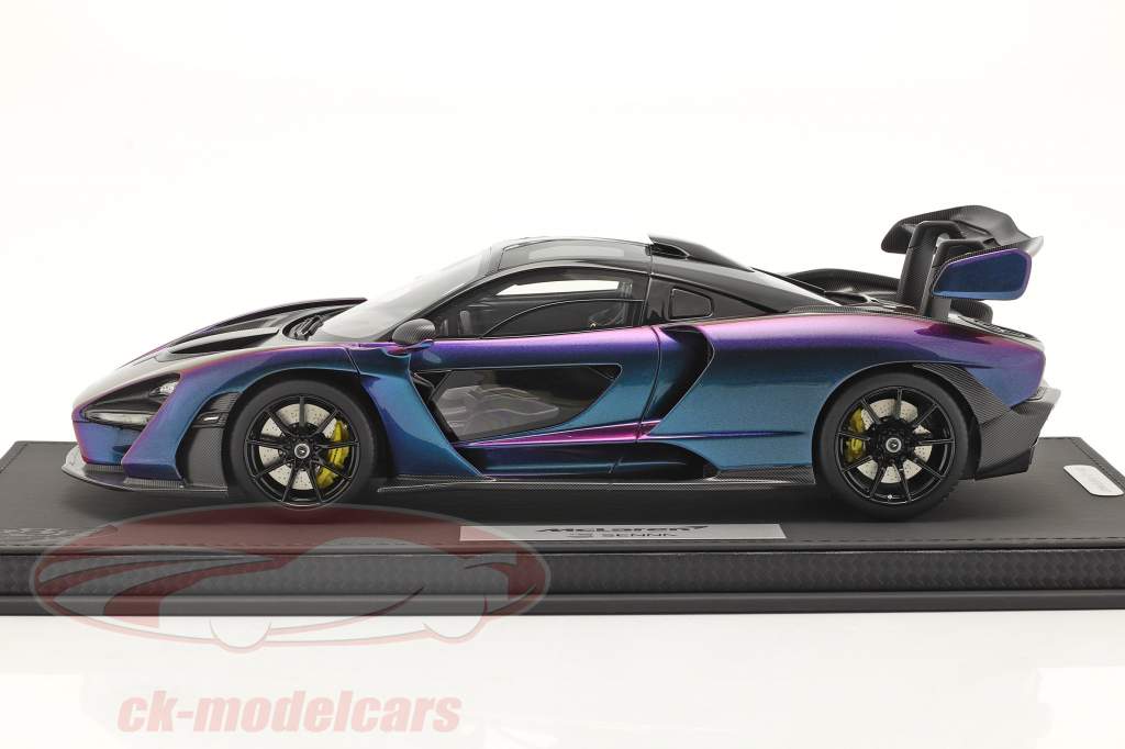 McLaren Senna Año de construcción 2019 camaleón metálico 1:18 BBR