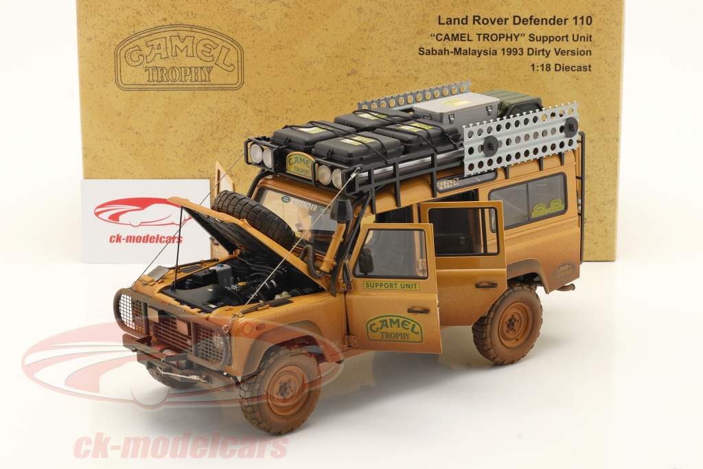 Land Rover Defender 110 Rallye Camel Trophy 1993 Snavset version 1:18 Almost Real