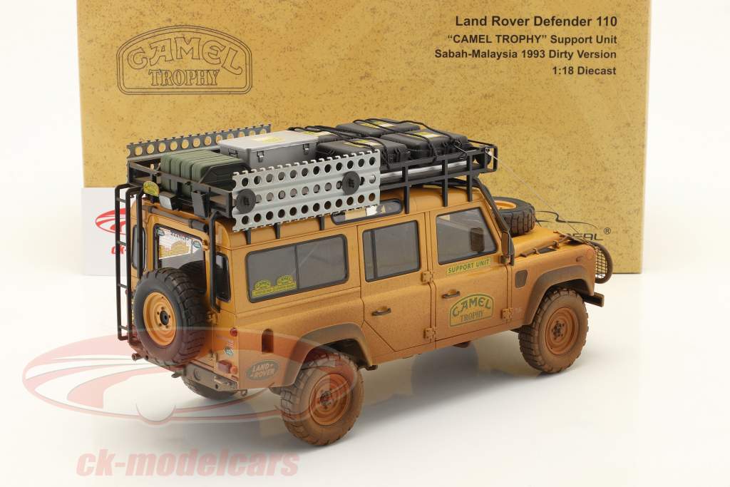Land Rover Defender 110 Rallye Camel Trophy 1993 Snavset version 1:18 Almost Real