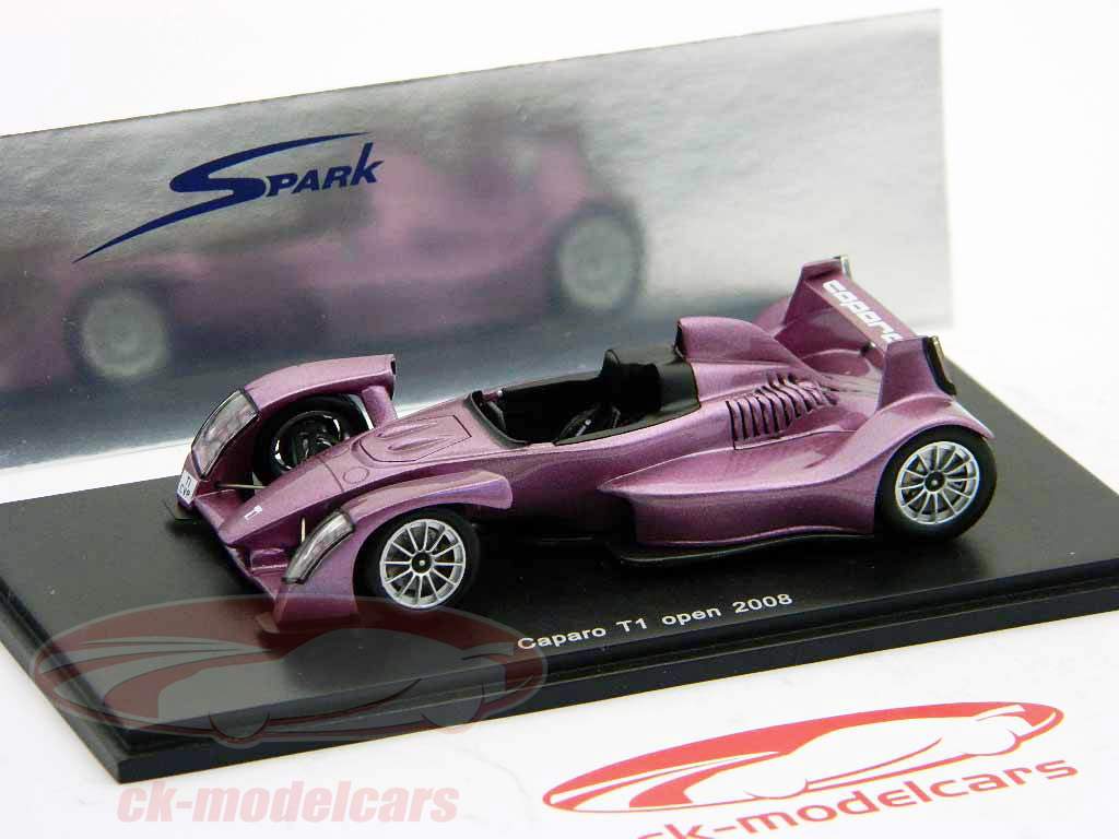 Caparo T1 open Год 2008 фиолетово- металлический 1:43 Spark