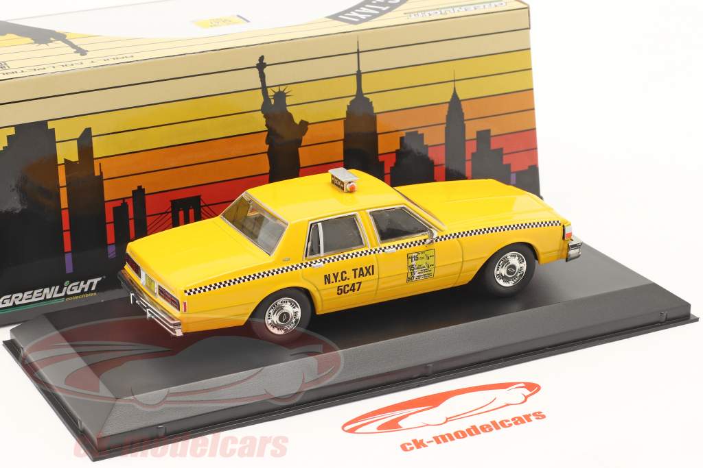 Chevrolet Caprice New York City Taxi 1987 amarillo 1:43 Greenlight