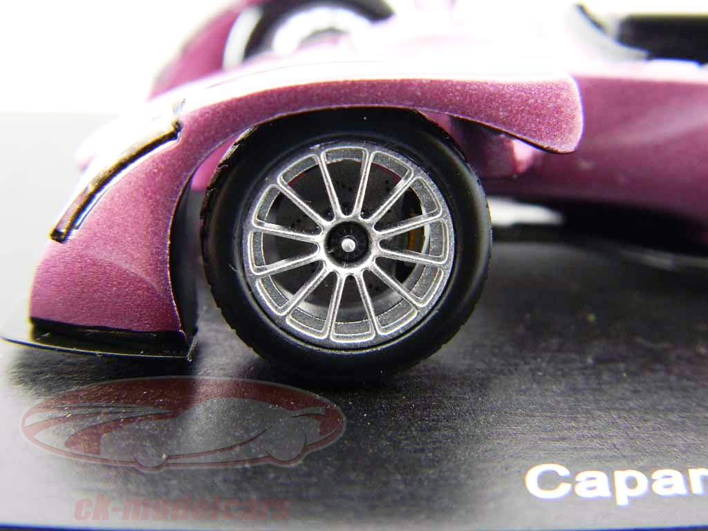 卡帕罗T1开放模型2008紫色金属1:43星火