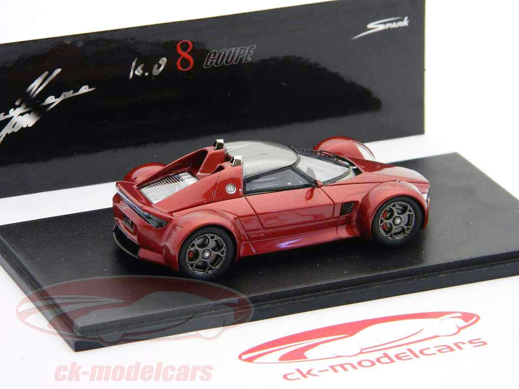 Ken Okuyama 8 Coupe 2008 red metallic  1:43 Spark