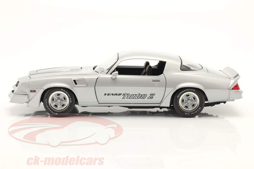 Chevrolet Z/28 Yenko Turbo Z 1981 turbo sølv 1:18 Greenlight