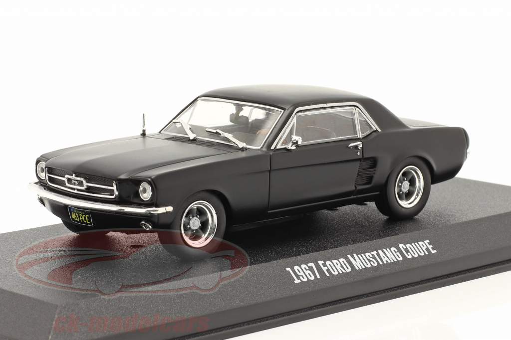 Ford Mustang Coupe 1967 电影 Creed (2015) 垫 黑色的 1:43 Greenlight